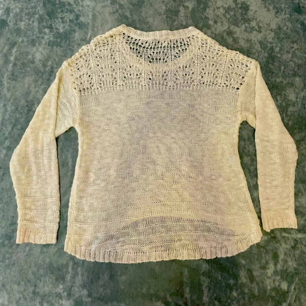 American Rag Cie Crochet Sweater